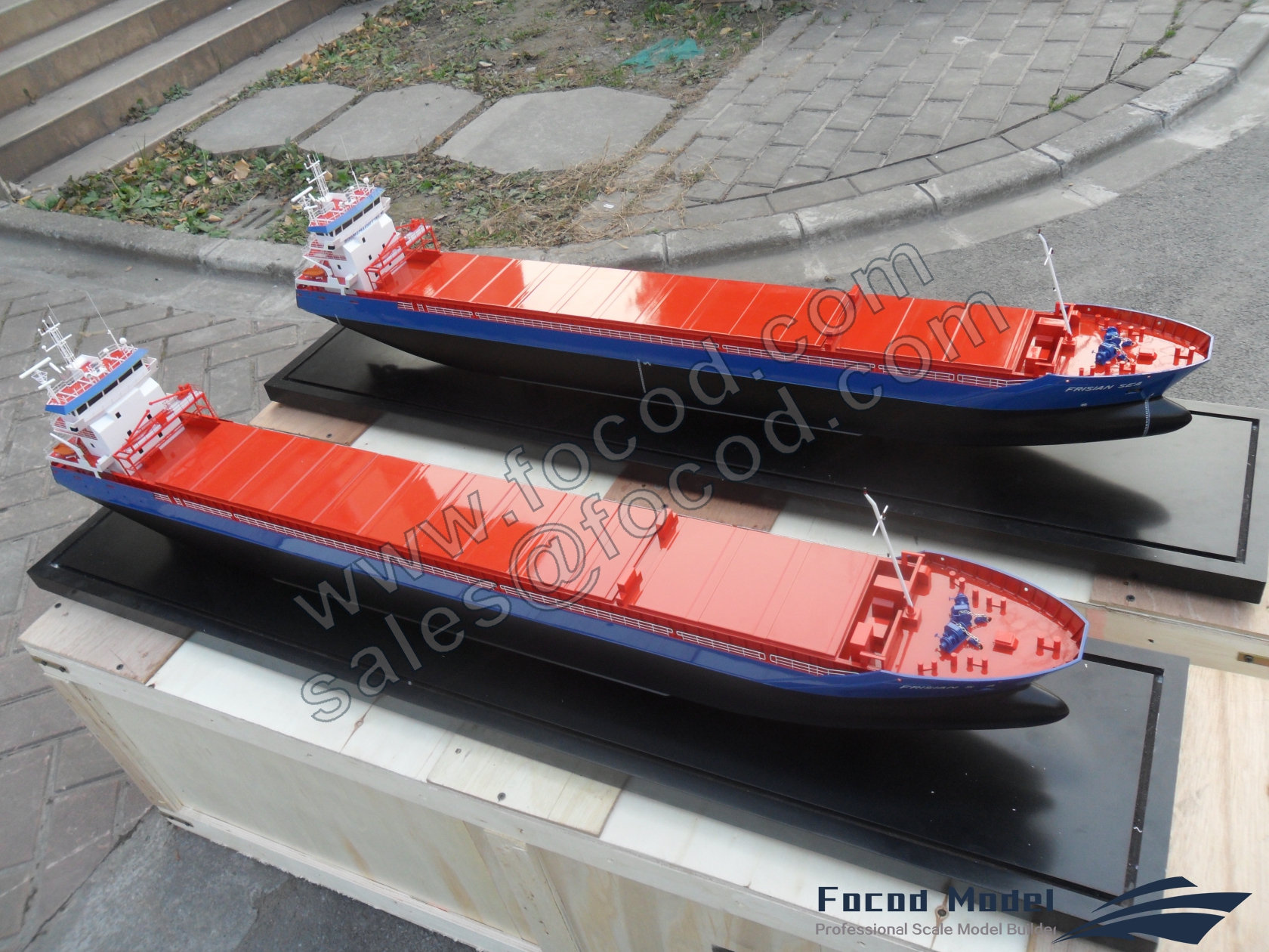 custom made model of 118m General Cargo vessel